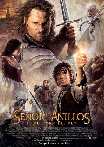 Portada de El señor de los anillos: El retorno del rey