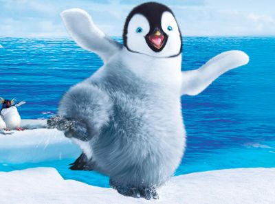 Happy feet. Rompiendo el hielo