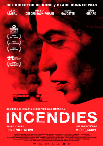 Portada de Incendies