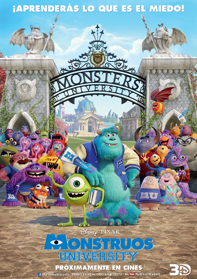 Portada de Monstruos University