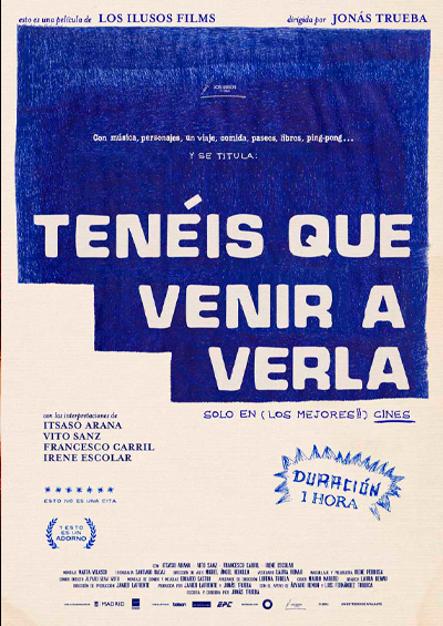 Portada de Tenéis que venir a verla