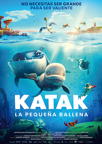 Portada de Katak, la pequeña ballena