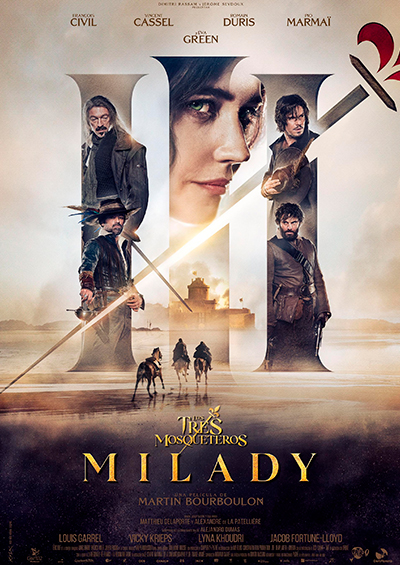 Portada de Milady. Los tres mosqueteros