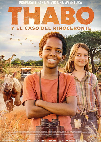 Portada de Thabo y el caso del rinoceronte