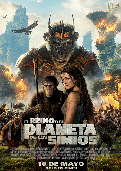 Portada de El reino del planeta de los simios