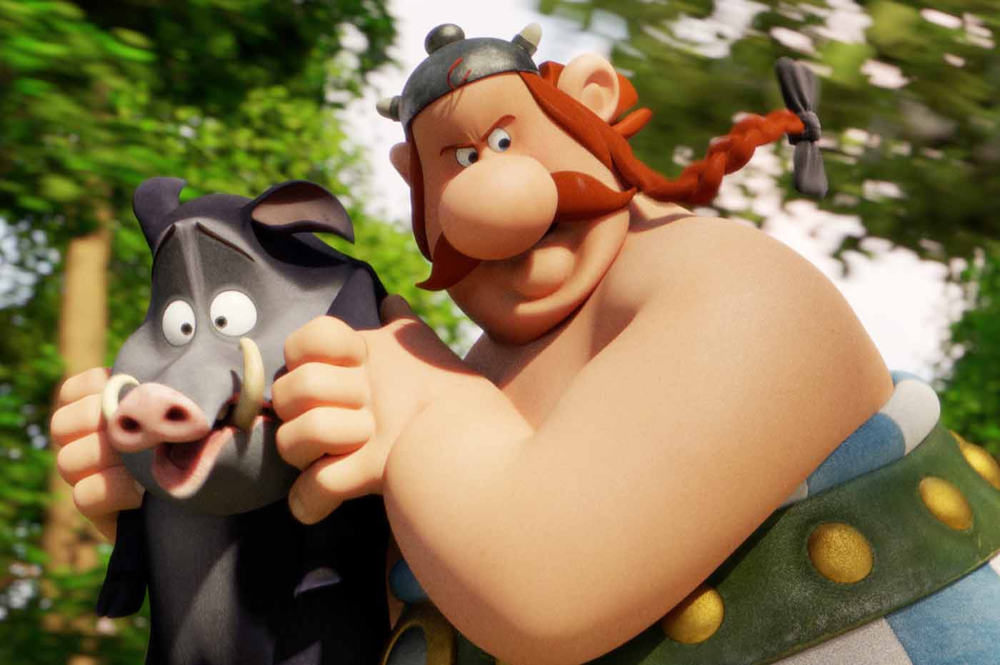 Portada de Astérix: La residencia de los dioses