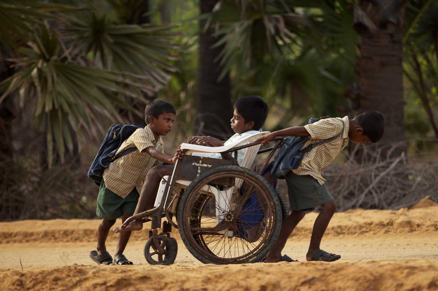 Camino a la escuela