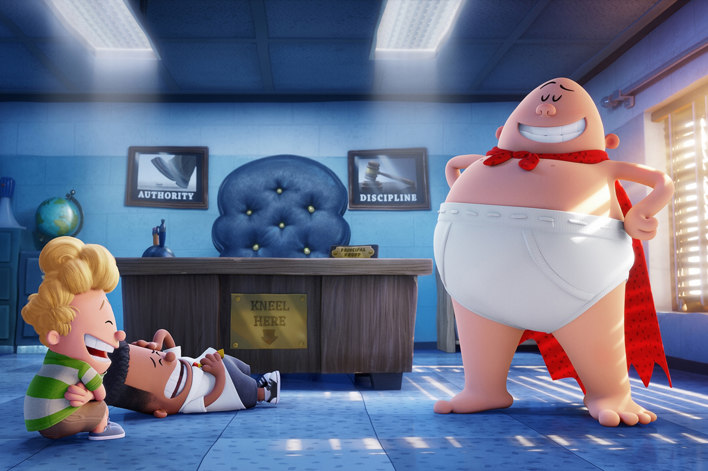Portada de Capitán Calzoncillos, su primer peliculón