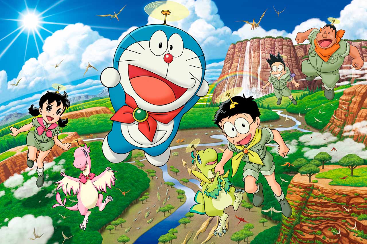 Portada de Doraemon movie. El nuevo dinosaurio de Nobita