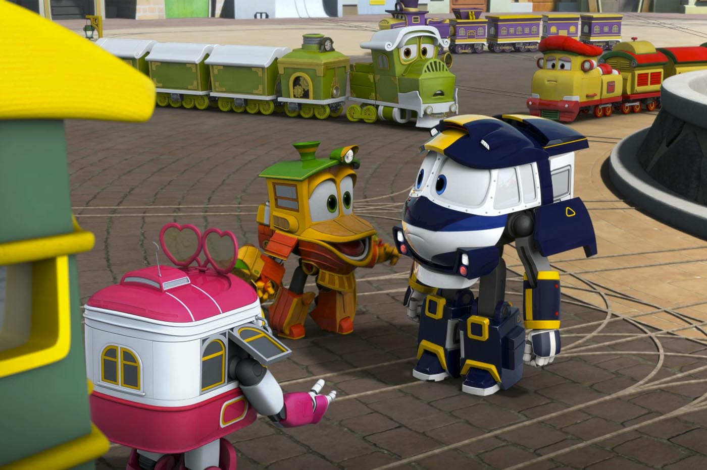 Portada de Robot trains