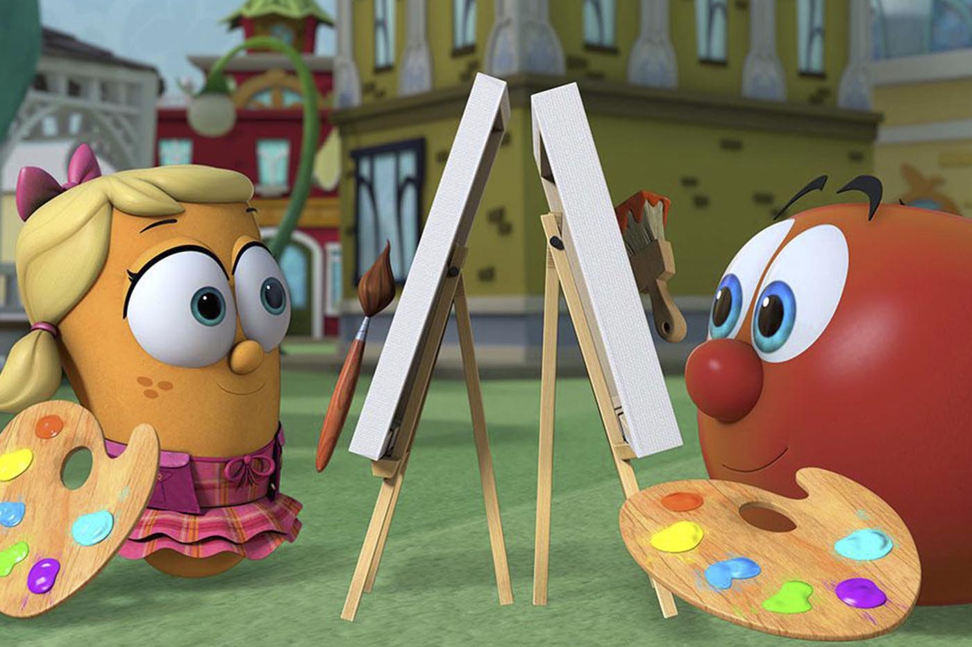 Portada de VeggieTales en casa