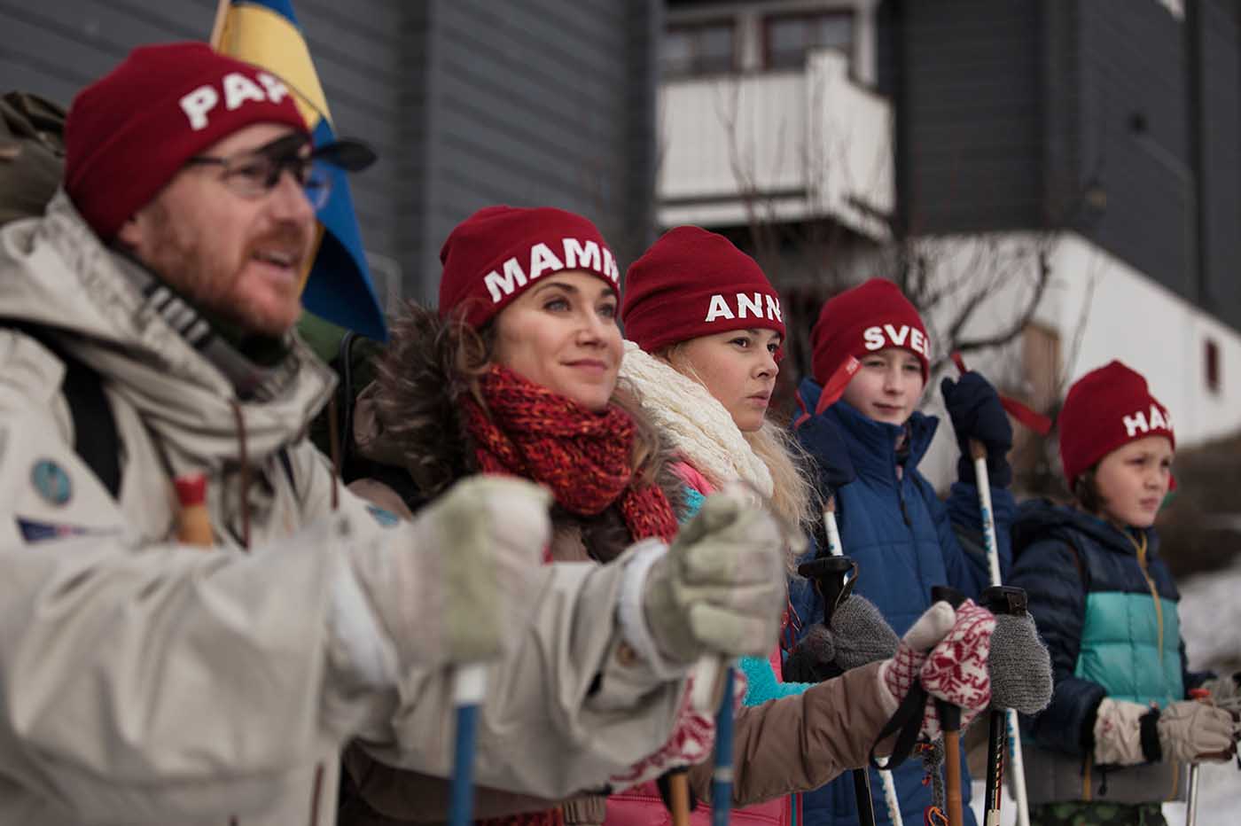 Los Andersson en la nieve