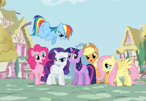 Portada de My little pony. La magia de la amistad