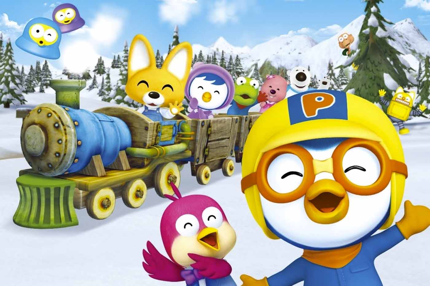 Portada de Pororo, el pequeño pingüino