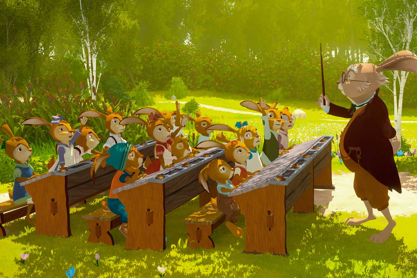 Rabbit school: Los guardianes del huevo de oro