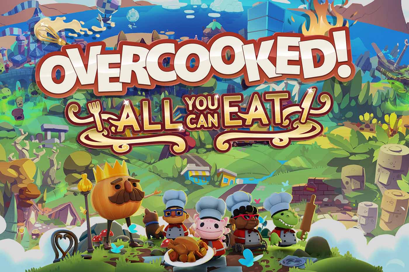 Portada de Overcooked: All you can eat