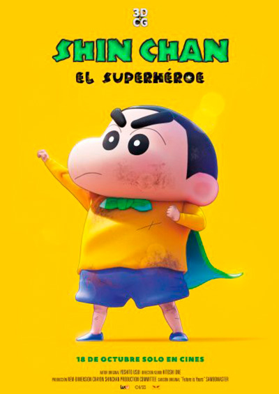 Portada de Shin Chan: el superhéroe