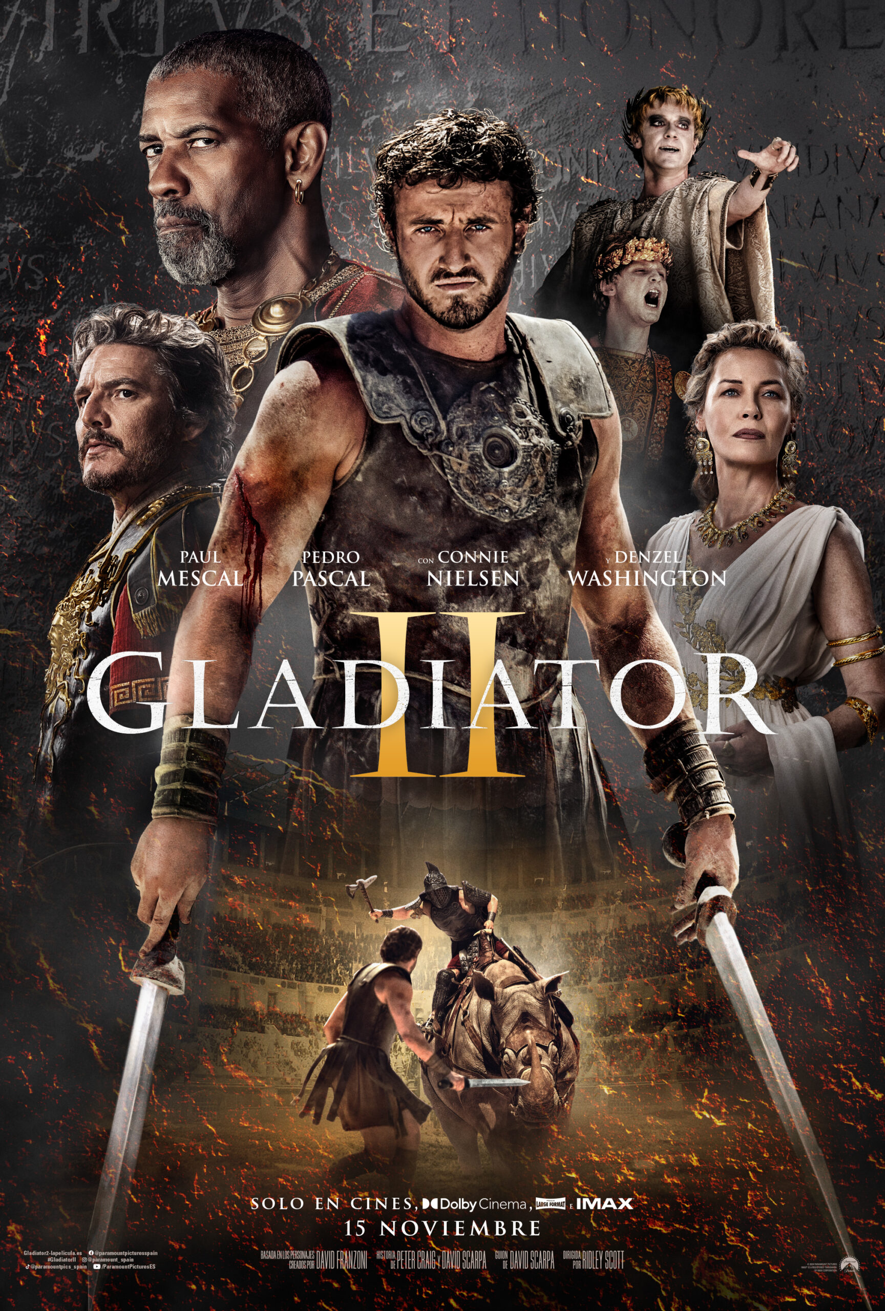 Portada de Gladiator II