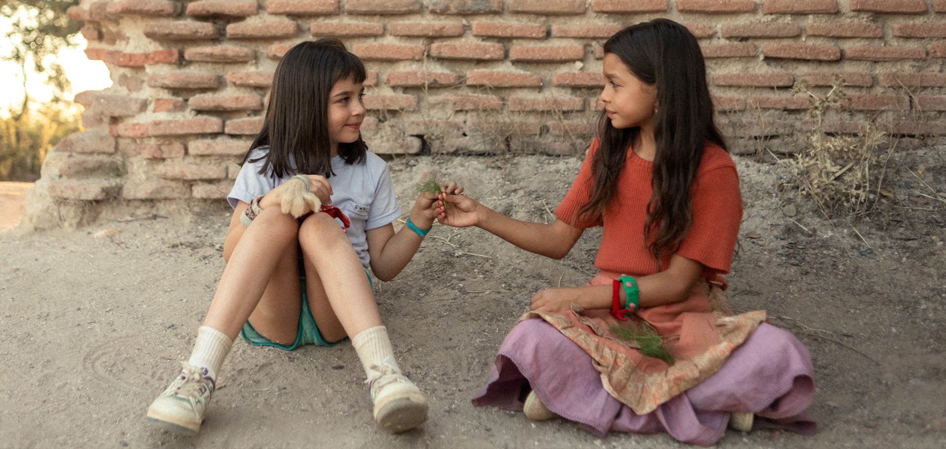 La niña de la cabra