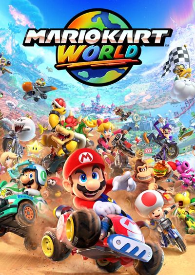 Portada de Mario Kart World